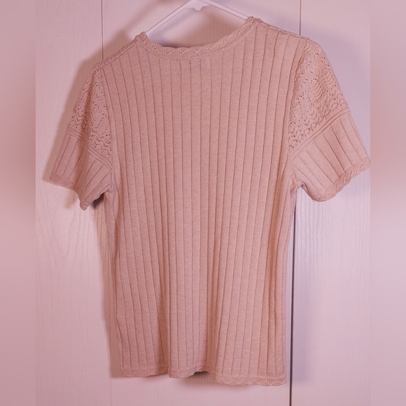 Alfred Dunner Vintage Beige Lightweight Sweater Top Size Small Knit Neutral - Picture 5 of 9